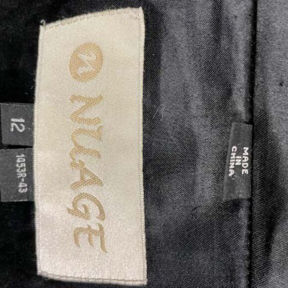 Nuage Full Length Black Faux Sheared Beaver with Hood - Picture 3 of 5